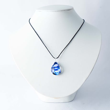 【夏限定】 Blue Jellyfish＜海の謌 umi no uta  GLASS JEWELRY＞ [UPMW-010]