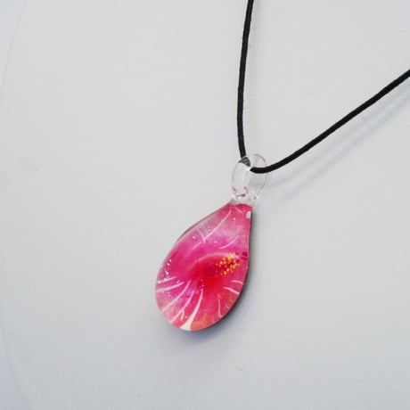 【夏限定】Hibiscus Petal ＜海の謌 umi no uta  GLASS JEWELRY＞ [UPMW-020]