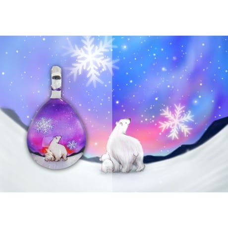 ドロップMサイズ　Polar Bear Snow [NDM-P2-102]