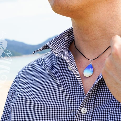 【夏限定】Star Sand Beach ＜海の謌 umi no uta  GLASS JEWELRY＞ [UPMW-2-002]