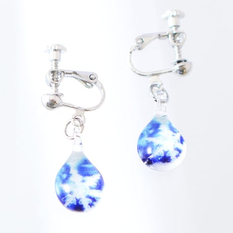 ＜Crystal Snowセット＞ ネックレス＋ピアス／イヤリングSサイズ