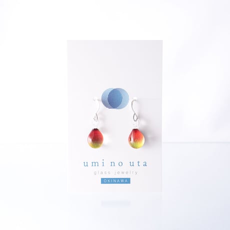 【夏限定】Sunset Ocean ＜海の謌 umi no uta  GLASS JEWELRY＞ [UEWXS-002]