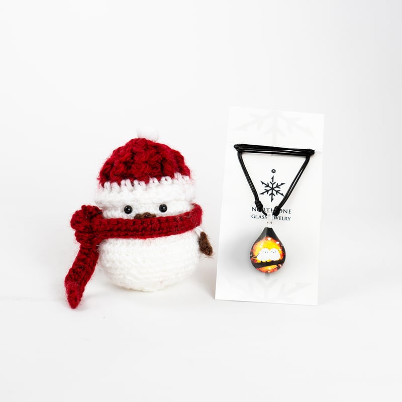 NANAKAMADO SHIMAENAGA & あみぐるみシマエナガWINTER Ver.セ