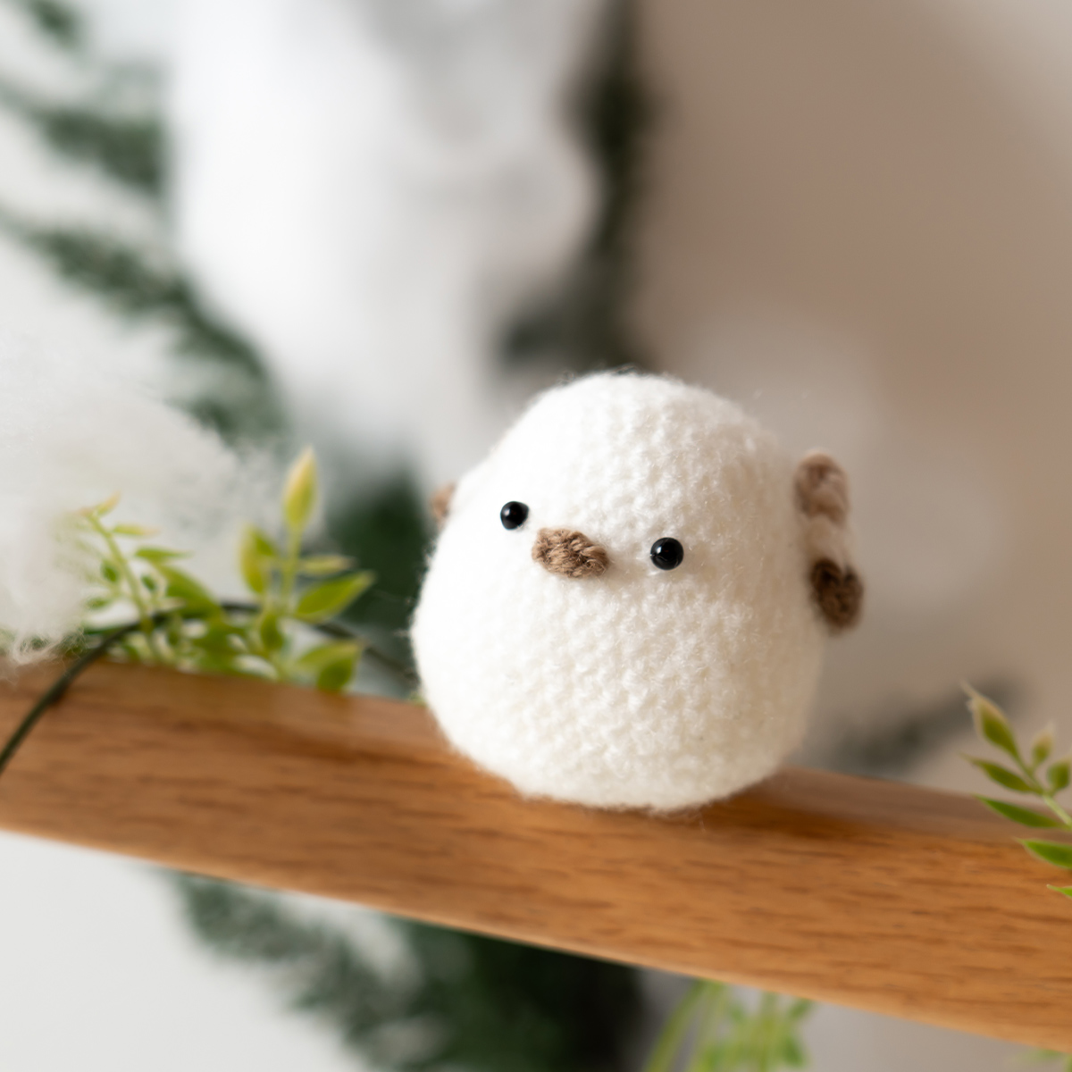 NANAKAMADO SHIMAENAGA & シマエナガあみぐるみセット＞NANAKAMA