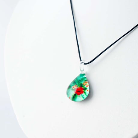 【夏限定】Summer Flower ＜海の謌 umi no uta  GLASS JEWELRY＞[UPMW-012]