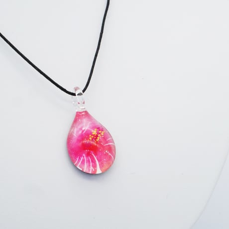 【夏限定】Hibiscus Petal ＜海の謌 umi no uta  GLASS JEWELRY＞ [UPMW-020]