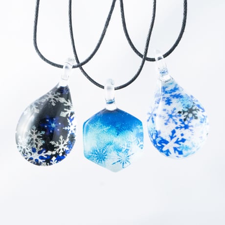 ＜SNOWモデル3個セット＞ Falling Snow & Blue Snow Pattern & HEXA PILED SNOW [NDM-B-011][NDM-B-040][NHXM-B-101]