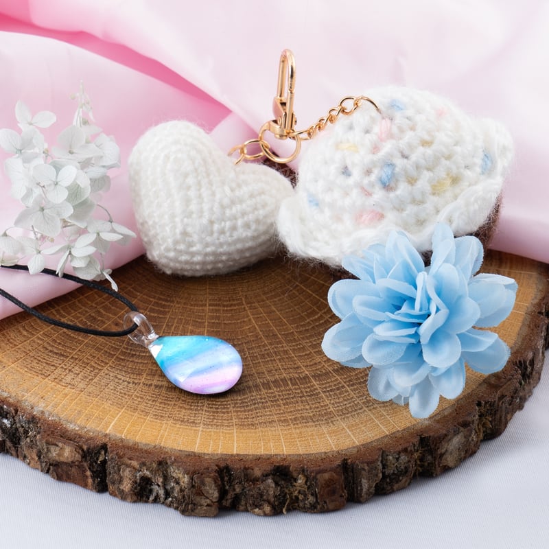 HARAJUKU COTTON CANDY & ハートとカップケーキのあみぐるみ HARAJUKU COTTON CANDY & ハートとカップケーキのあみぐるみ