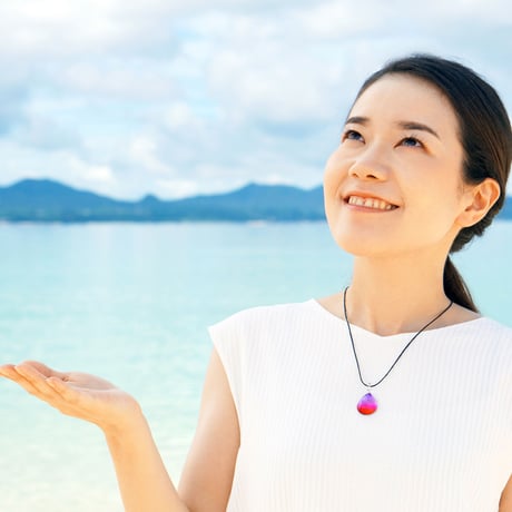 【夏限定】Coral Ocean ＜海の謌 umi no uta  GLASS JEWELRY＞ [UPMW-015]