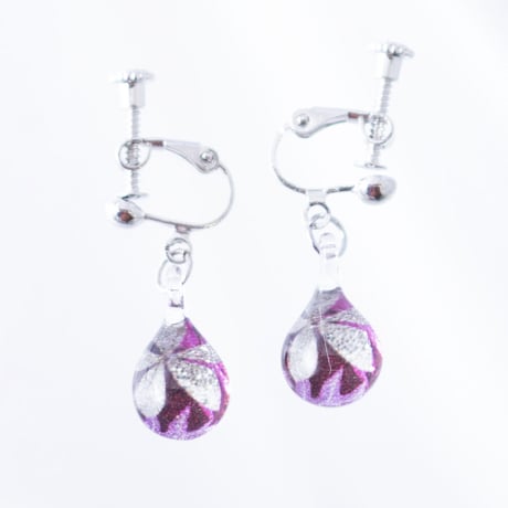 ピアス／イヤリングSサイズ　Shibazakura