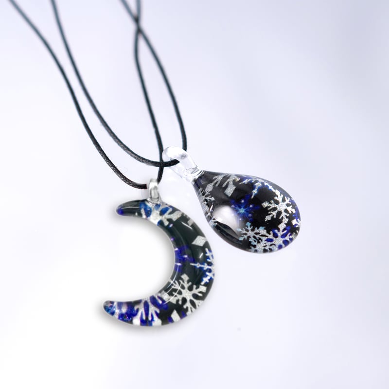 【スノードロップ】 FallingSnowモデル2個セット＞ Falling Snow Moon & Drop[