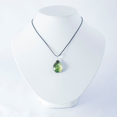 【夏限定】Palm Leaf＜海の謌 umi no uta  GLASS JEWELRY＞ [UPMW-003]