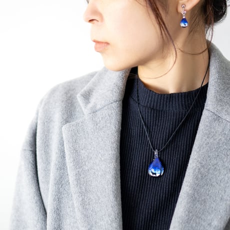 ＜EZOSIKA SIDEセット＞ ネックレス＋ピアス／イヤリングSサイズ