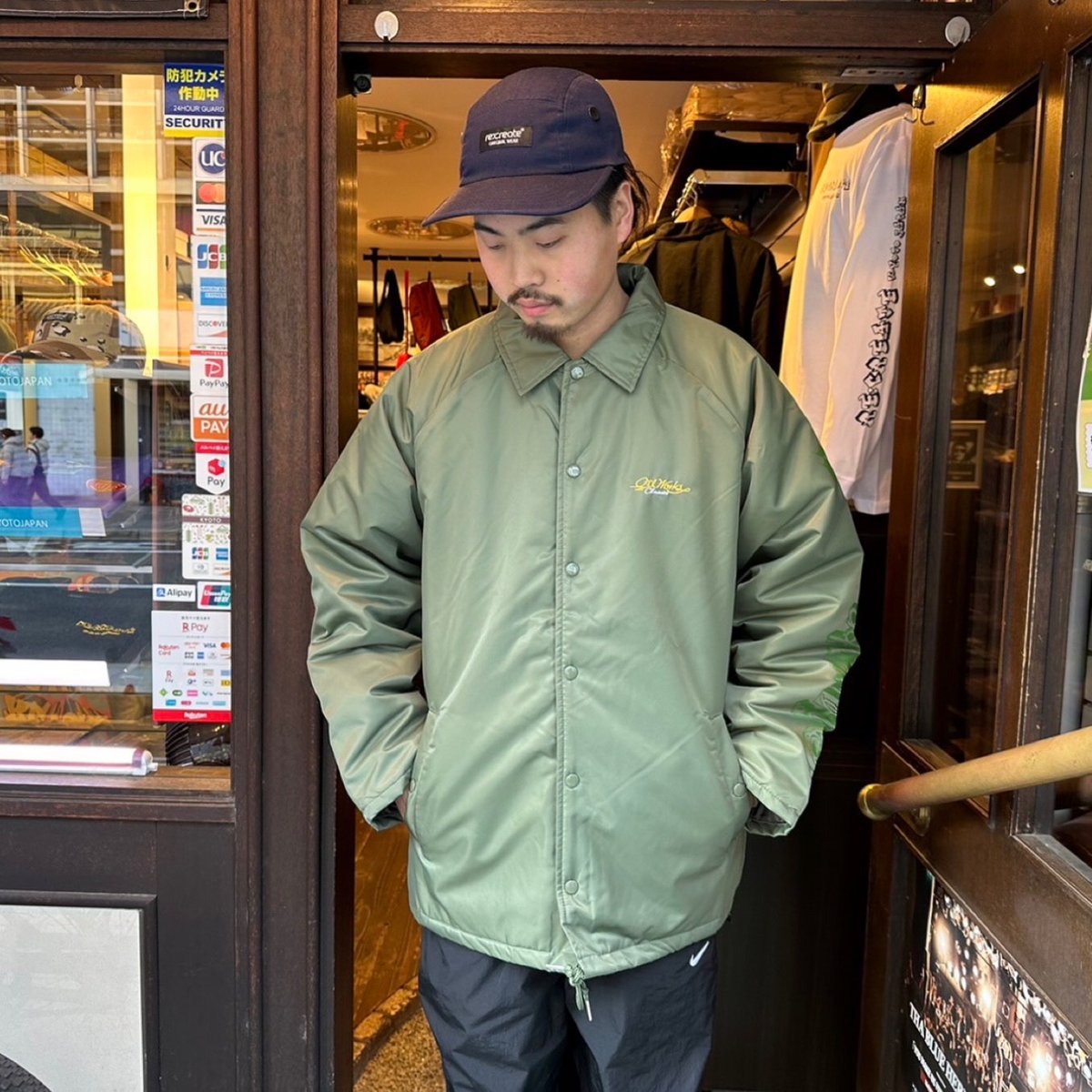 OILWORKS COACH JACKET (CLASSICS) OLIVE | re:cre...