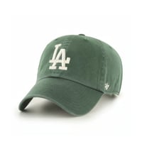 '47 6PANEL CAP (Dodgers CLEAN UP) D.GREEN