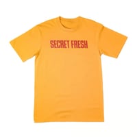 SECRET FRESH S/S T-SHIRTS (Record) YELLOW