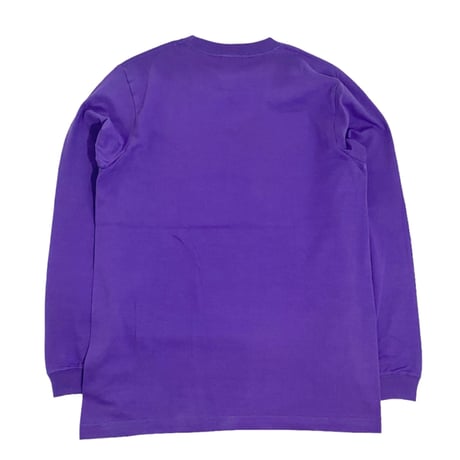 re:create L/S T-SHIRTS (Two sides of the same earth) PURPLE