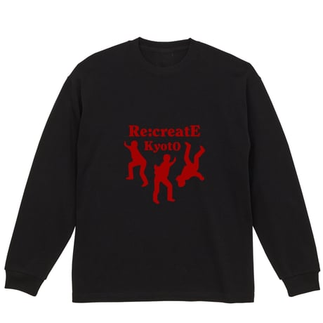 re:create HEAVY WEIGHT L/S T-SHIRTS (TOMMY BOY) BLACK