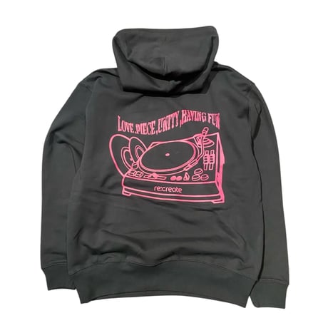 re:create S/W HOODY (R.K.J) BLACK