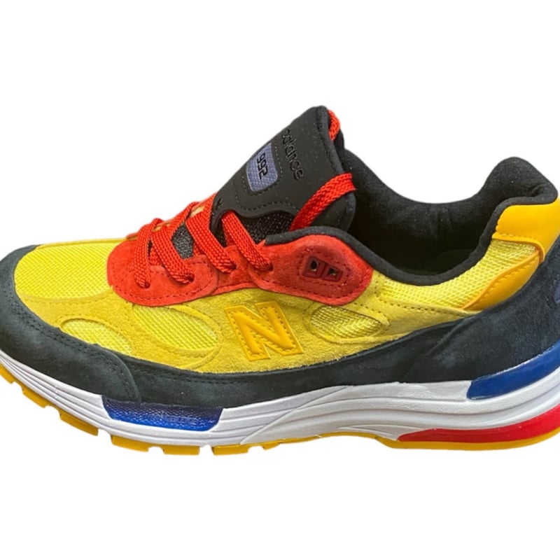 NEW BALANCE (M992 MADE IN USA) YELLOW / RED [26