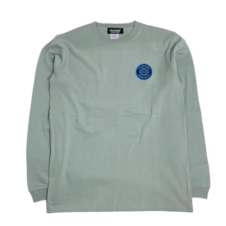 re:create L/S T-SHIRTS (Two sides of the same earth) S.GREEN