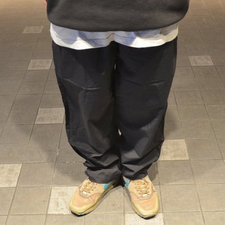 re:create NYLON PANTS (ORIGINAL PANTS) BLACK