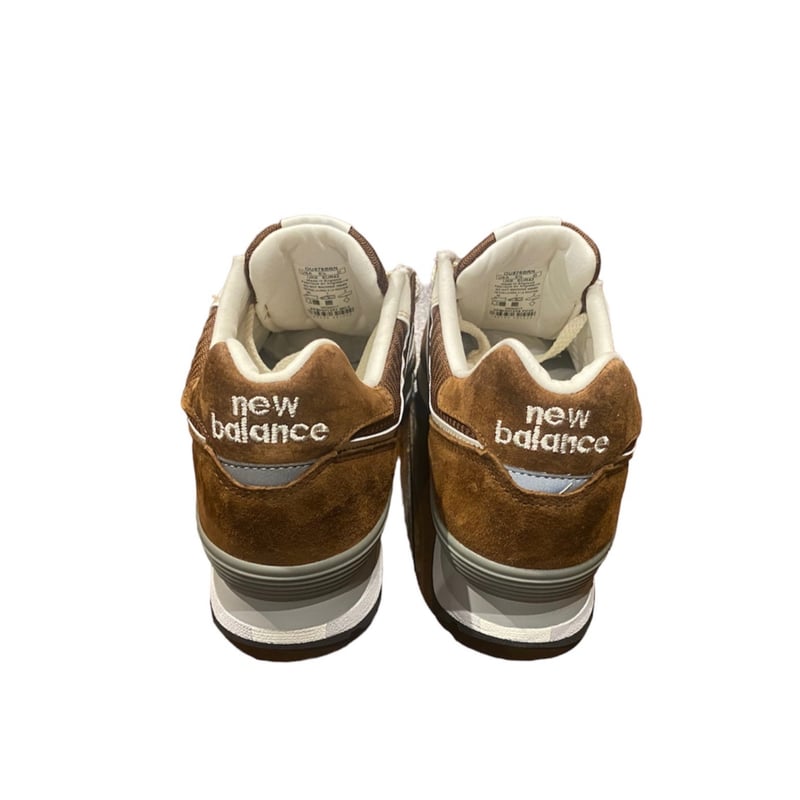 NEW BALANCE (M576 MADE IN ENGLAND) BROWN / WHIT...