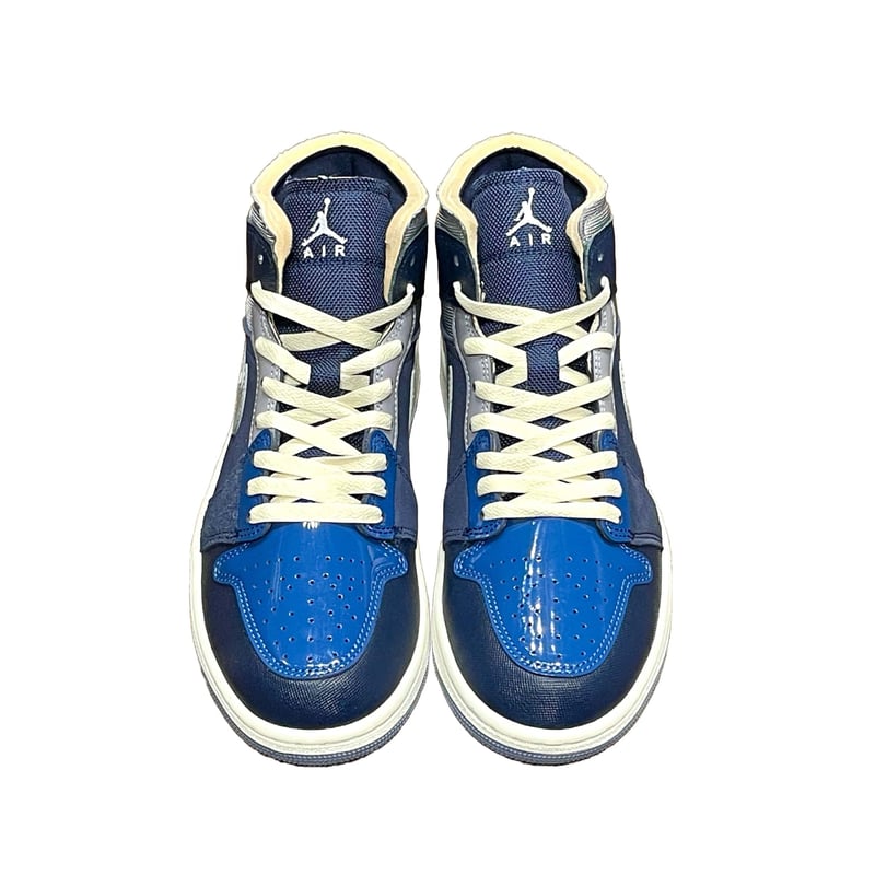 NIKE (AIR JORDAN 1 MID SE CRAFT DR) BLACK / BLU