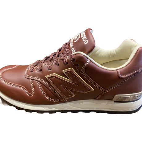 NEW BALANCE (M670 MADE IN ENGLAND) BROWN / WHITE