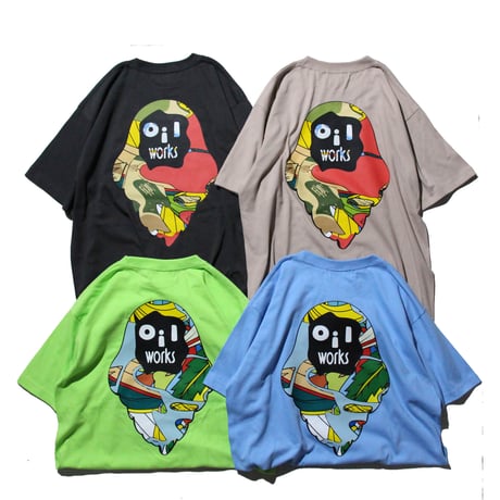 oil works ✖️stussy oil works10th記念TシャツL oil works ✖️stussy oil works10th記念TシャツL