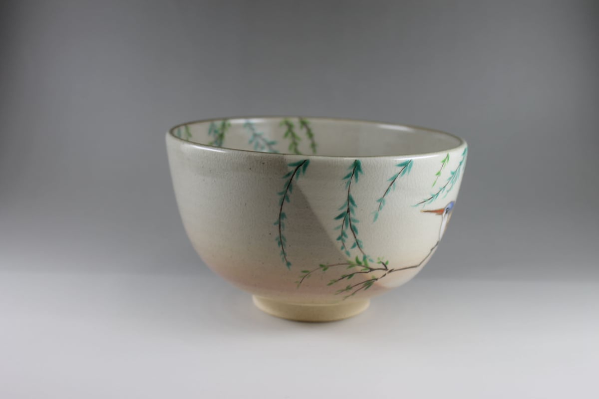 茶道具秀観作金鉱山石天然石茶碗共箱N5255