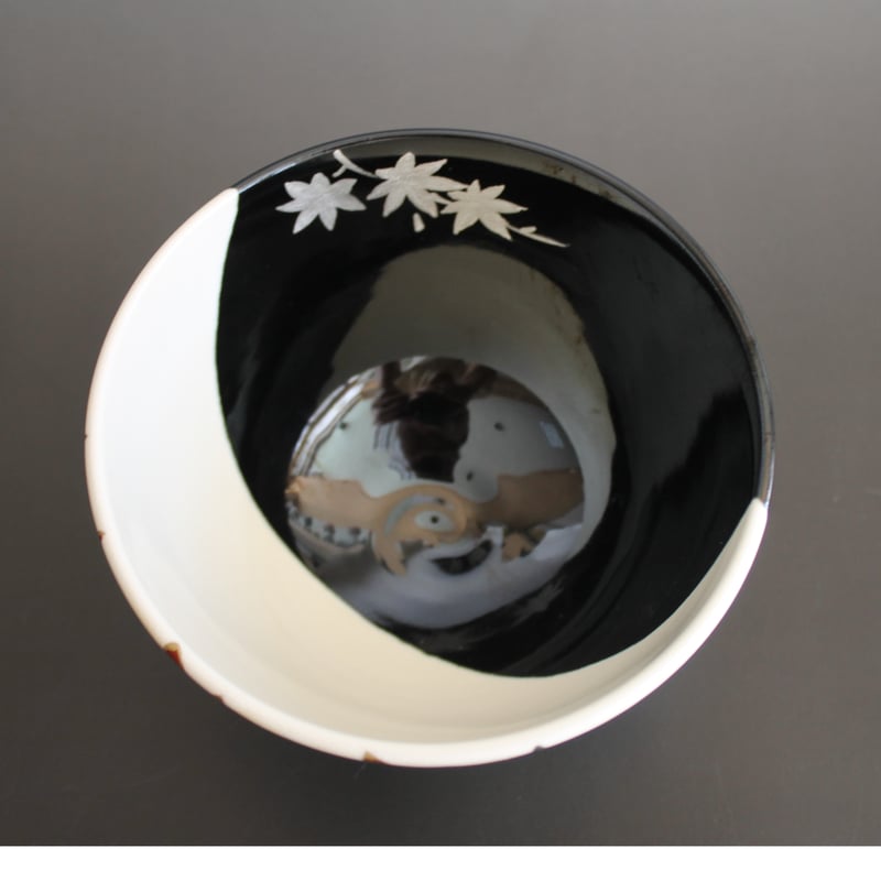 今岡都 色絵掛分紅葉茶碗【茶道具/茶碗/桐箱/新作】 | 龍門堂 今岡都 色絵掛分紅葉茶碗【茶道具/茶碗/桐箱/新作】 | 龍門堂