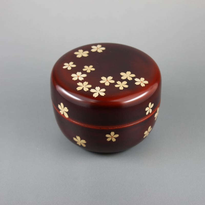 琉球漆器 棗（なつめ） 桜（蒔絵） 【公式通販】