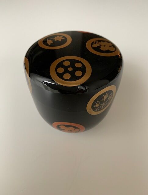 坂下雄峰 淡々斎好写春秋丸紋蒔絵大棗【茶道具／棗／共箱】 | 龍門堂