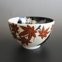加藤利昇　京焼　乾山　柳に馬　茶碗　共箱　略歴付　茶道具 加藤利昇 京焼 乾山 柳に馬 茶碗 共箱 略歴付 茶道具 加藤
