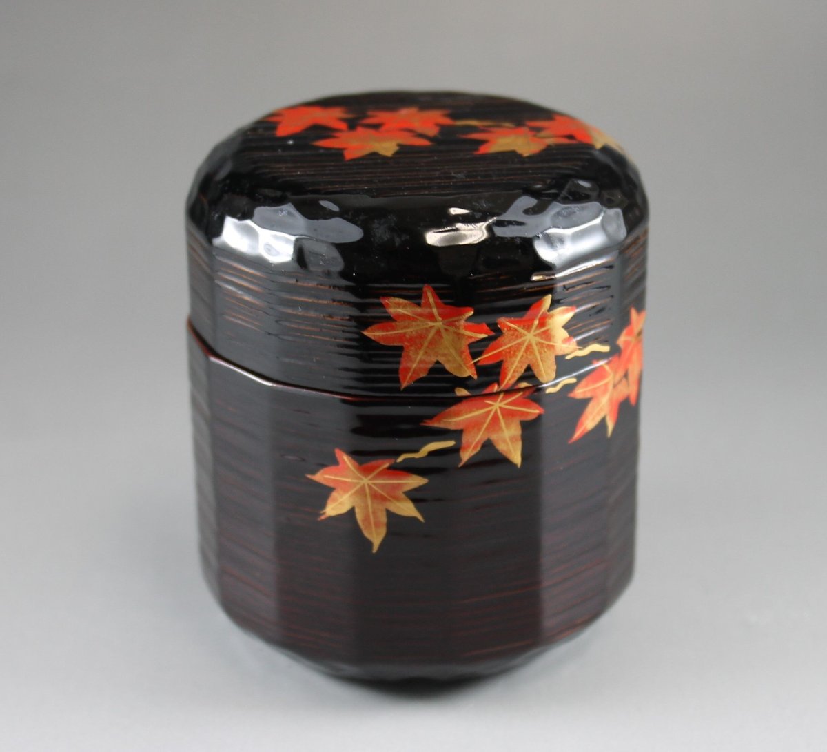 茶道具黒蓋裏雲錦蒔絵煮物椀五客組坂田峰俊共箱漆芸懐石道具お椀