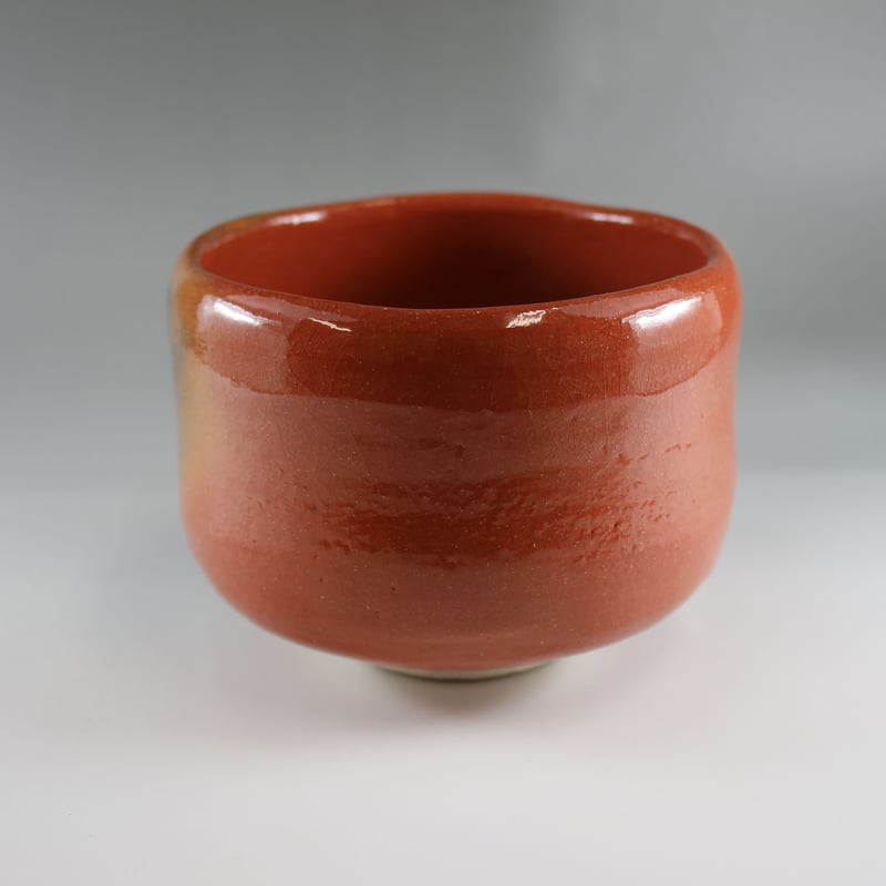 茶道具赤楽水滴水注在銘共箱V6395