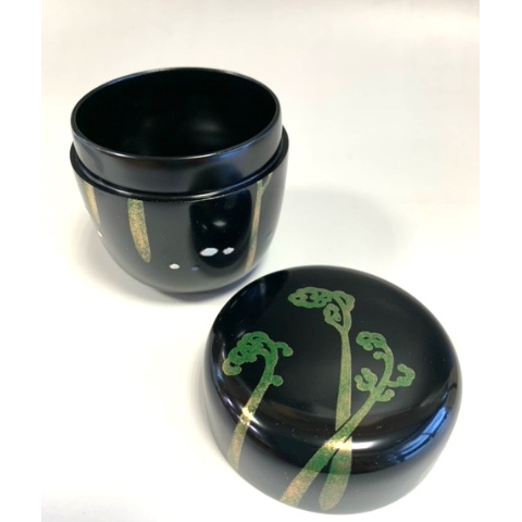 輪島復興支援】輪島市漆芸家 今井千鶴 蕨蒔絵中棗 | 龍門堂