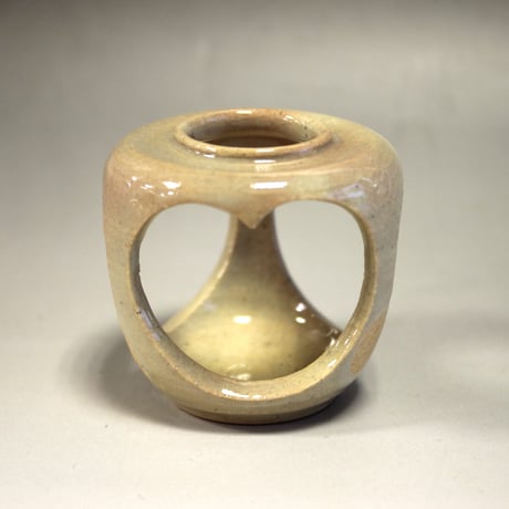 蓋置き　開発文明造　桐箱入り　アメ面取蓋置き　茶道具 蓋置き 開発文明造 桐箱入り アメ面取蓋置き 茶道具 蓋置 - 茶道具