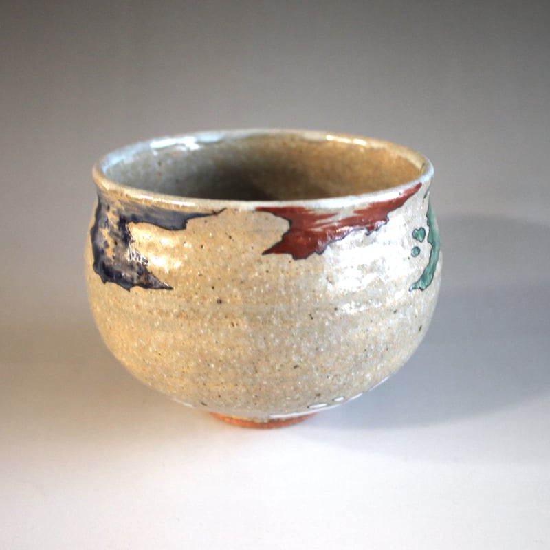 World Peace 五大陸世界平和茶碗 中村良二作【茶道具／茶碗／新作