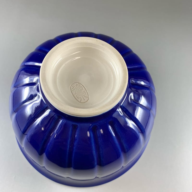 西村德泉 瑠璃釉琵琶文茶碗【茶道具/茶碗/桐箱入】 | 龍門堂 西村德泉 瑠璃釉琵琶文茶碗【茶道具/茶碗/桐箱入】 | 龍門堂