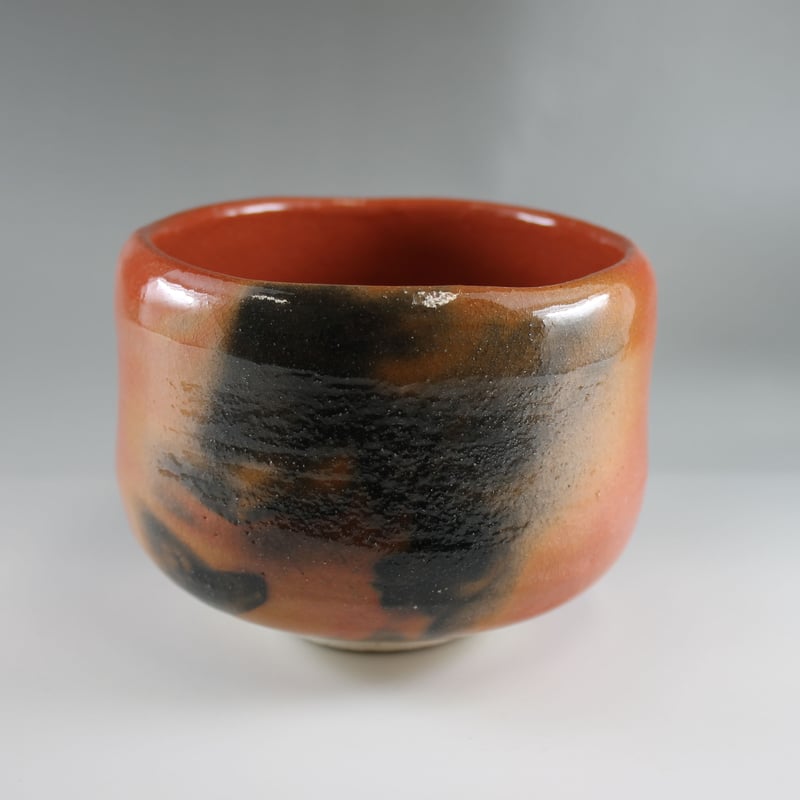 茶道具　赤楽　水滴　水注　在銘　共箱　V　6395 茶道具赤楽水滴水注在銘共箱V6395