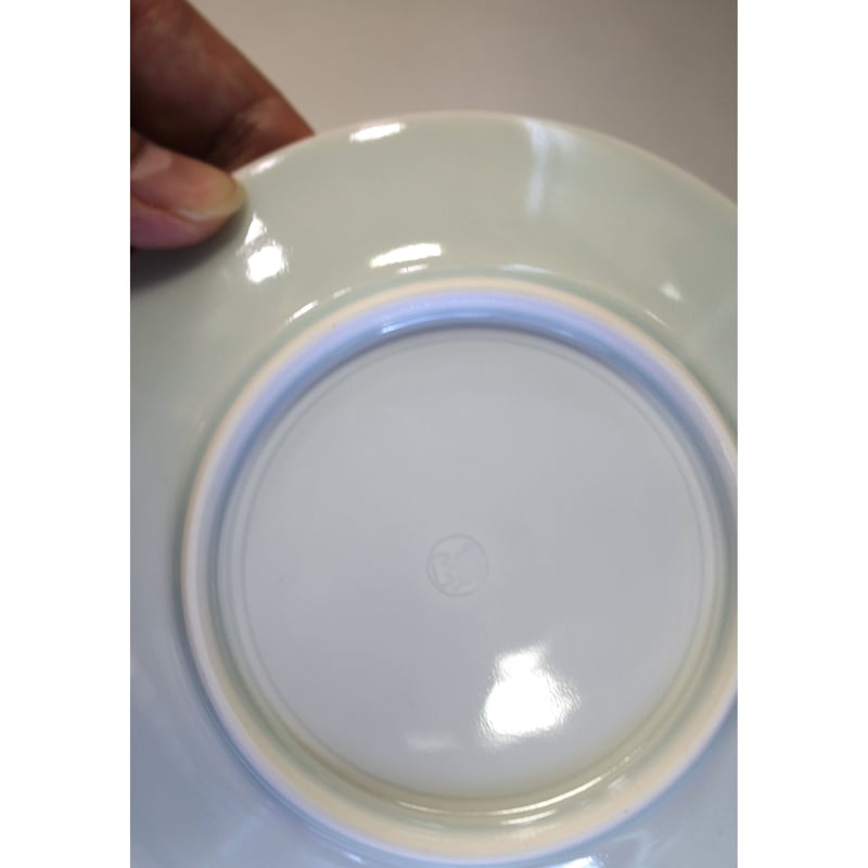 桃山窯 青白磁 青海波銘々皿【菓子器／銘々皿／新作】 | 龍門堂