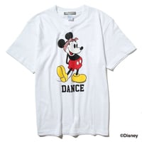 ダンスミッキーマウスTシャツ（白）