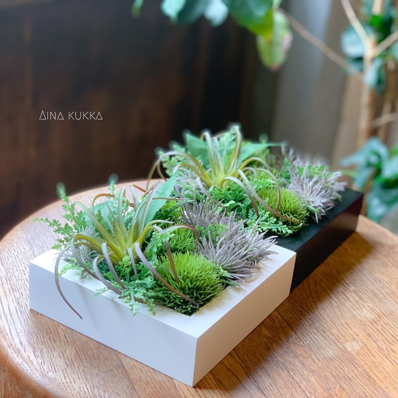 3WAY (壁掛け・置き型) [グリーンアートフレーム]アーティフィシャル