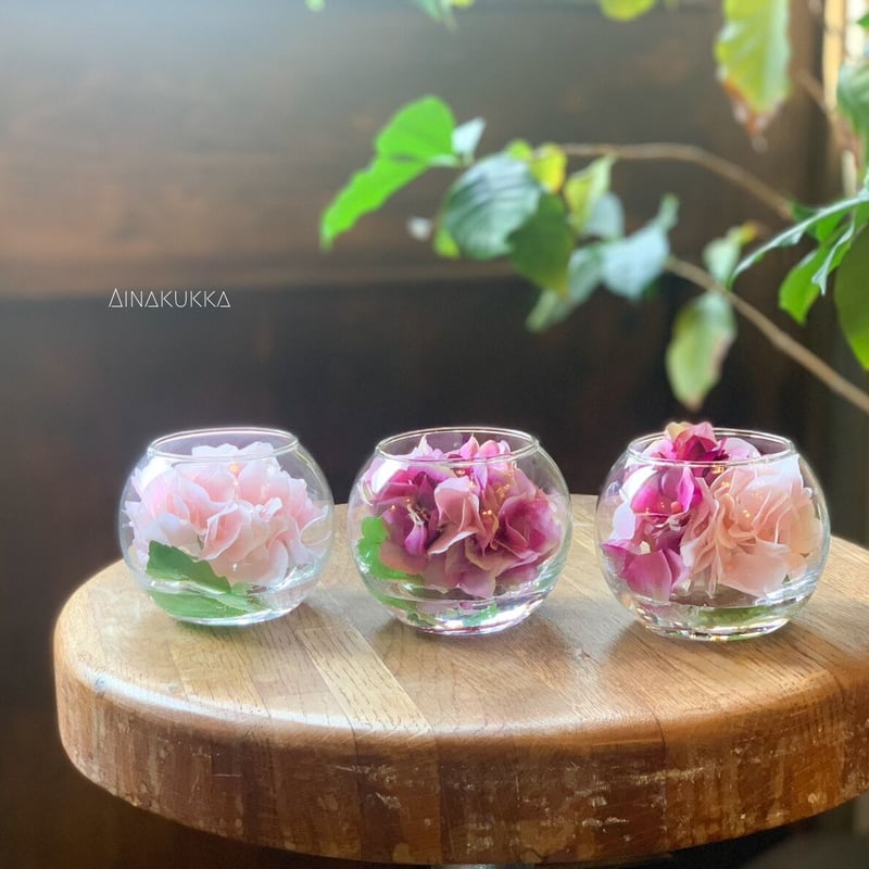 秋色紫陽花とルナリアのフライングボール☆フラワーボール☆紫陽花アレンジ 秋色紫陽花とルナリアのフライングボール☆フラワーボール☆紫陽花アレンジ