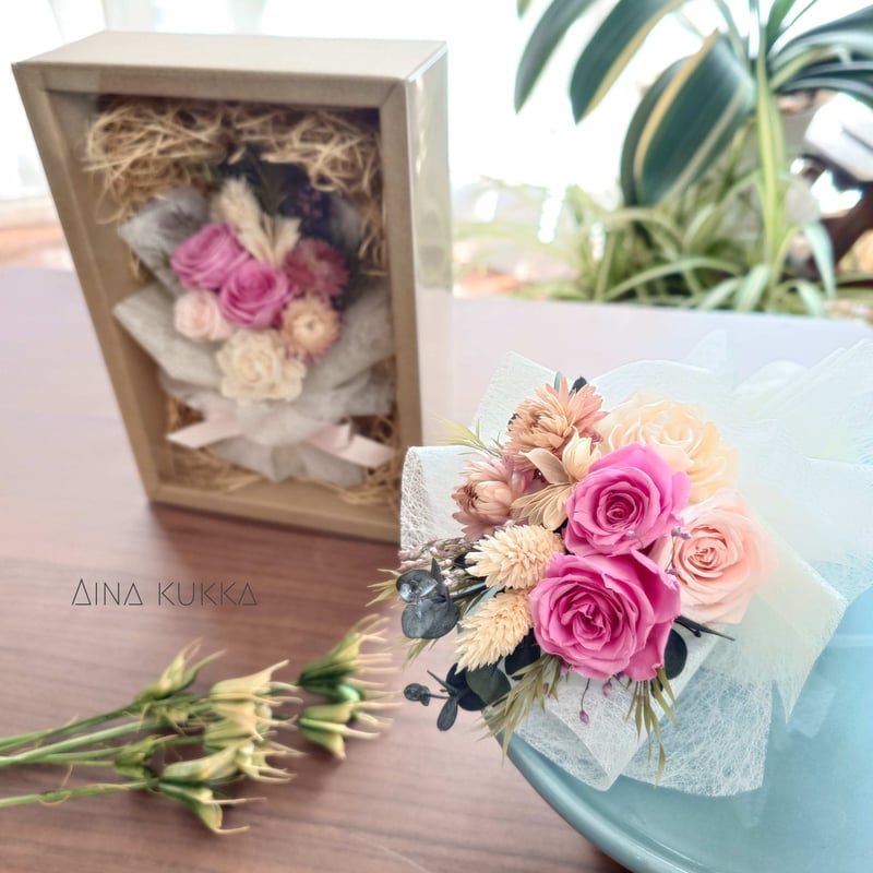 ドライフラワー　ブーケ　ミニブーケ　ピンク ドライフラワー ブーケ ミニブーケ ピンク 【公式通販】