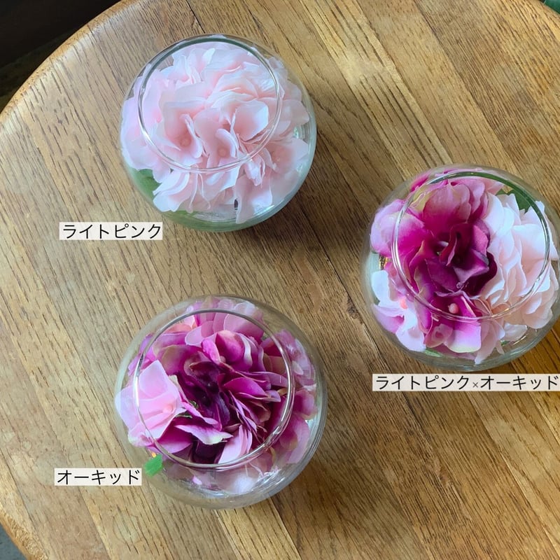 まるで本当の紫陽花みたい!大輪の紫陽花が美しいアーティフィシャル（造花）アレンジ まるで本当の紫陽花みたい!大輪の紫陽花が美しい アーティフィシャル