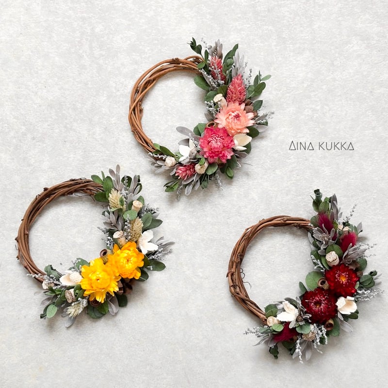 サンキライのミニリース ハーフリース サンキライのミニリース ハーフリース New year wreath