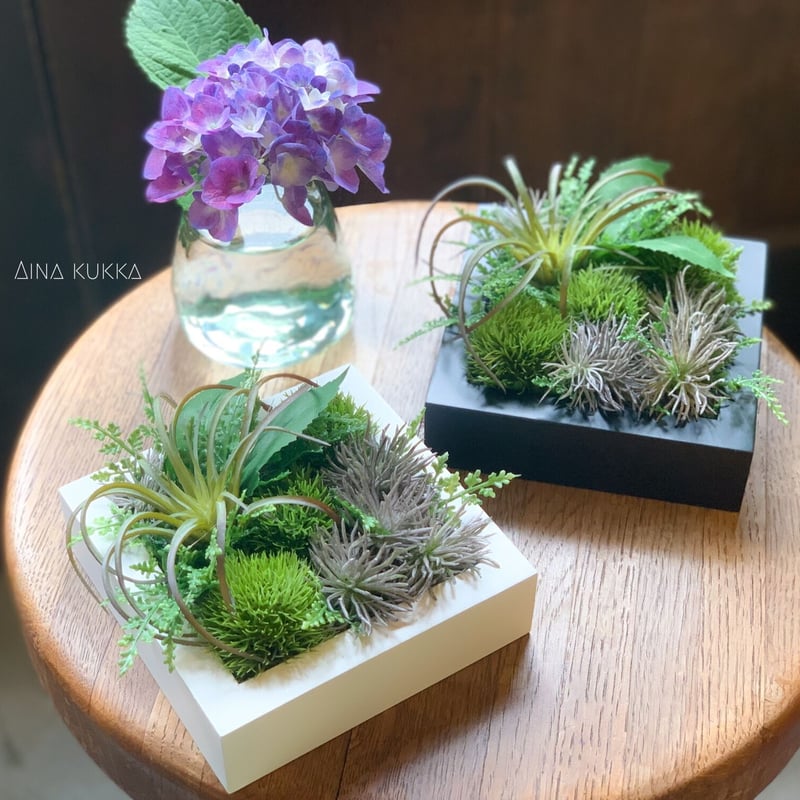 3WAY (壁掛け・置き型) [グリーンアートフレーム]アーティフィシャル